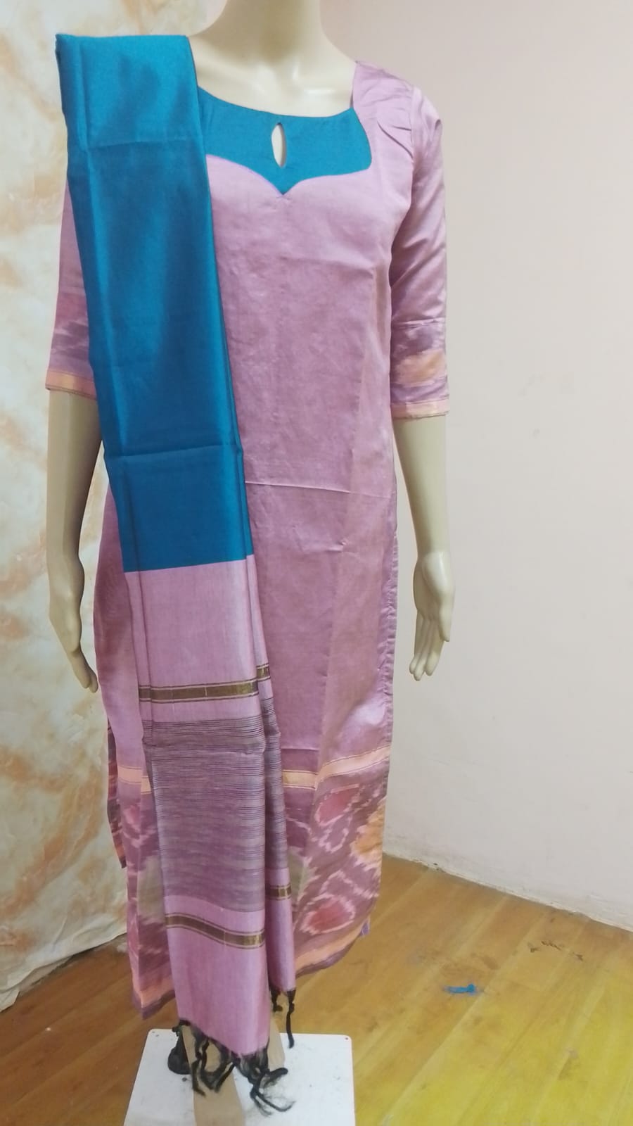 Patch work  Silk Salwar