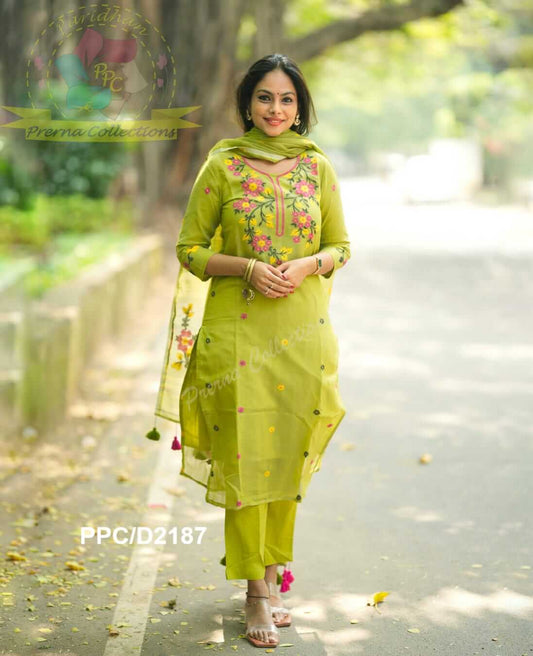 Embroidery Jamdani Suit