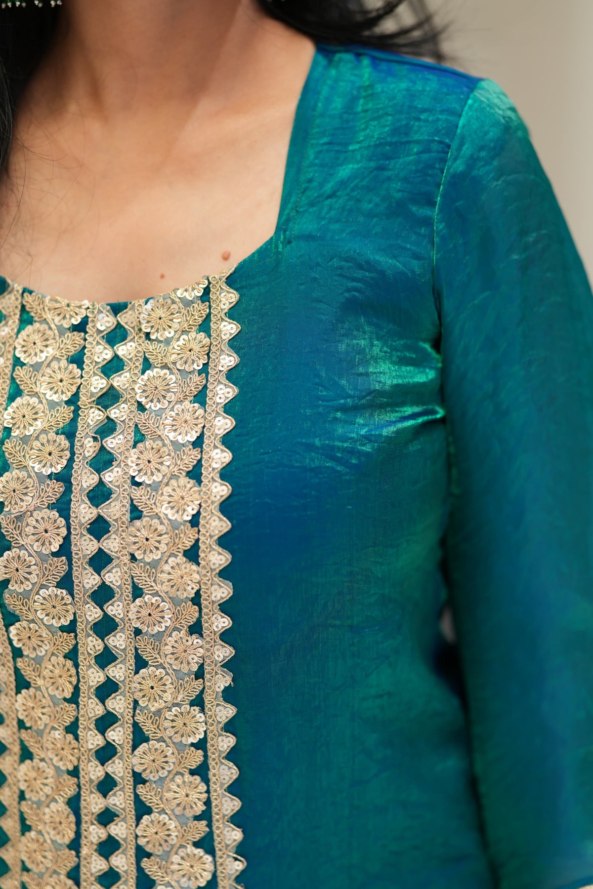 Peacock Bliss Sharara set