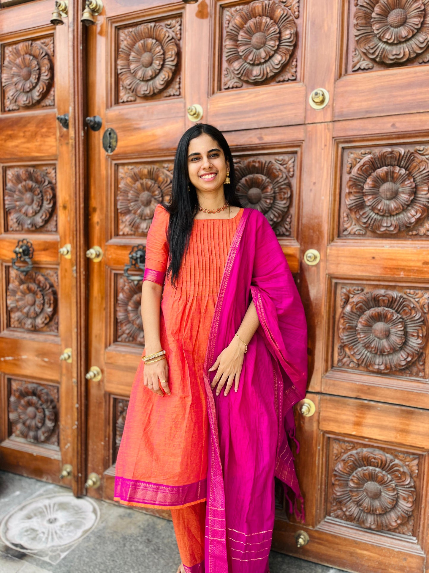 Pintex Orange & Pink