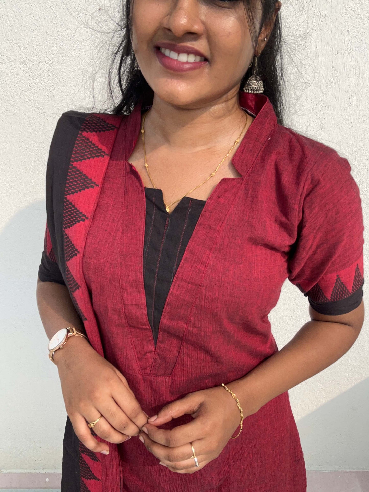 Handloom Star Neck series- 8