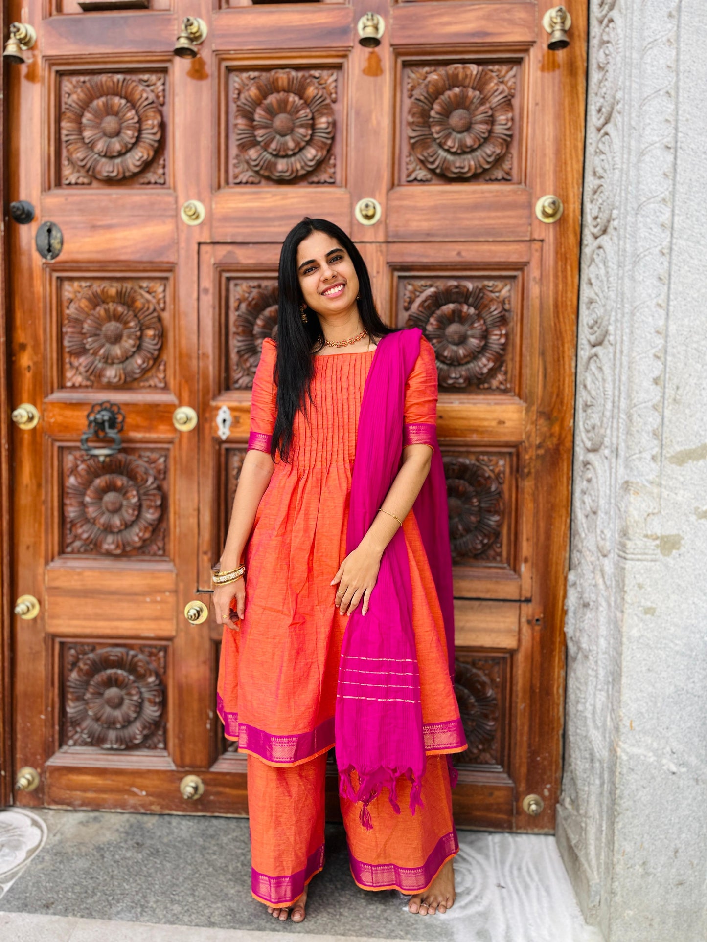 Pintex Orange & Pink