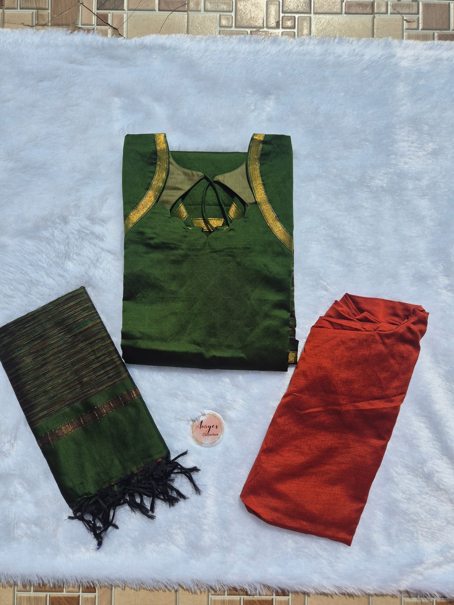 Scalop Pochamplly Silk