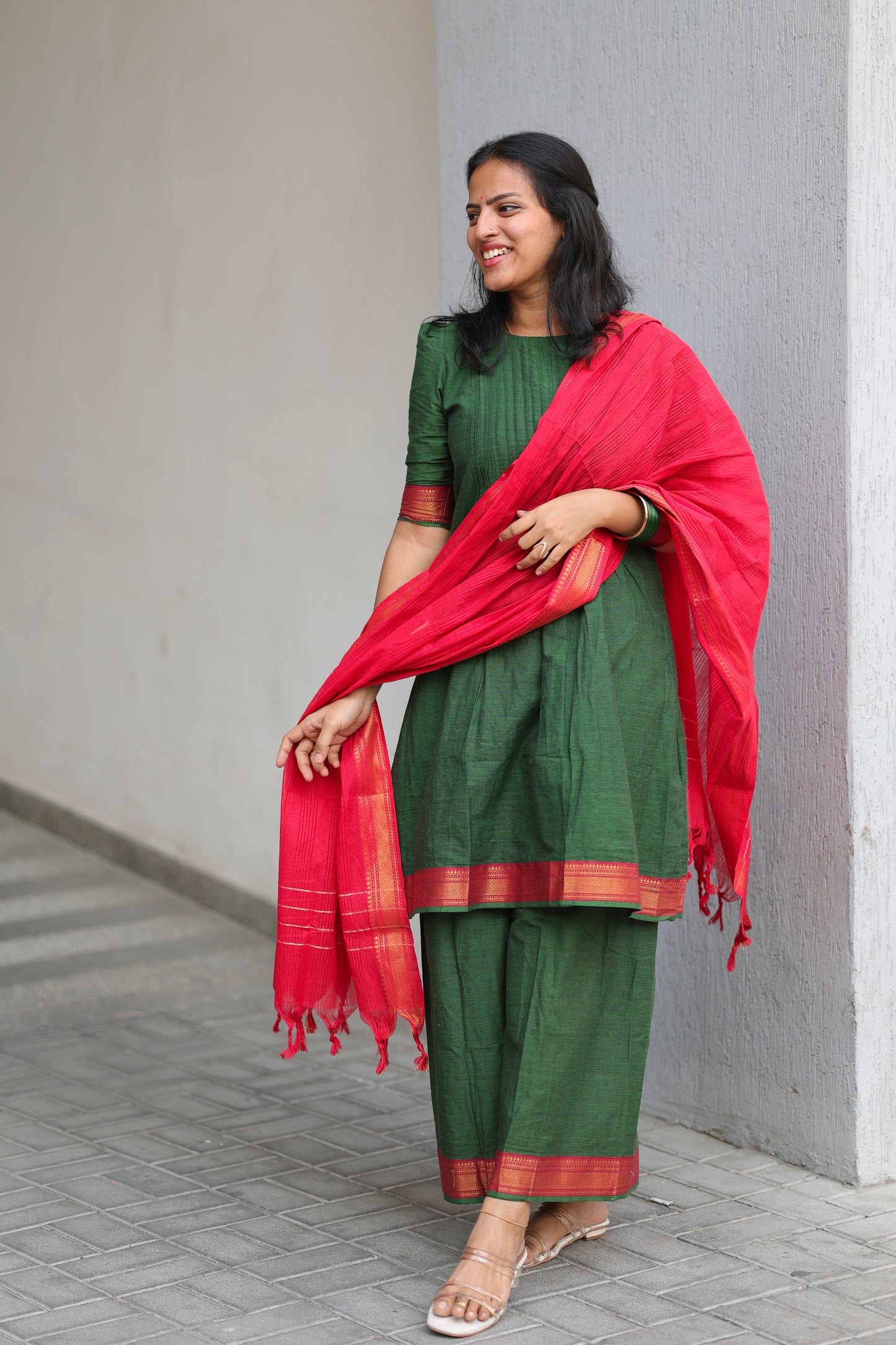 Pintex Green & Red Traditional