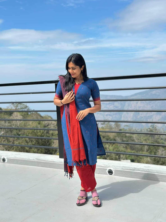 Handloom Star Neck series- 4