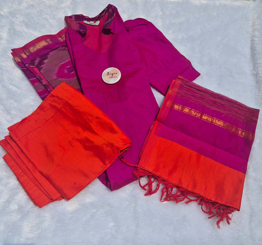 Collar neck silk series