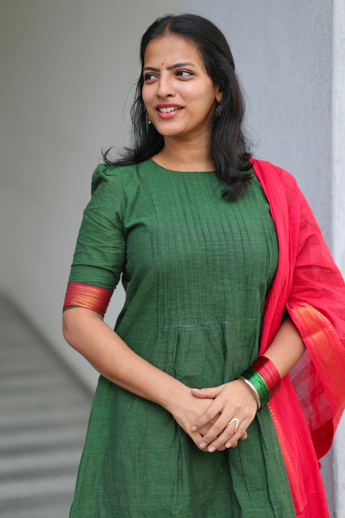 Pintex Green & Red Traditional