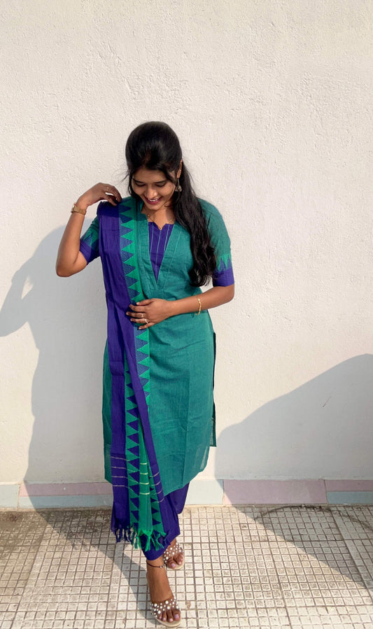 Handloom Star Neck series- 6