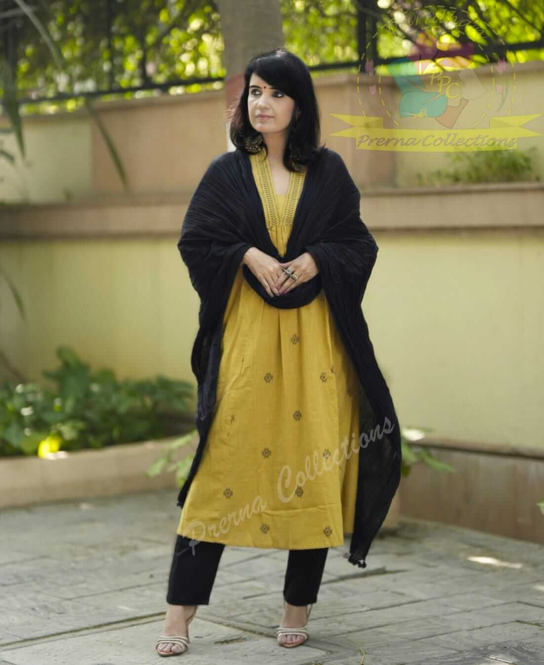 Slub Cotton Anarkali