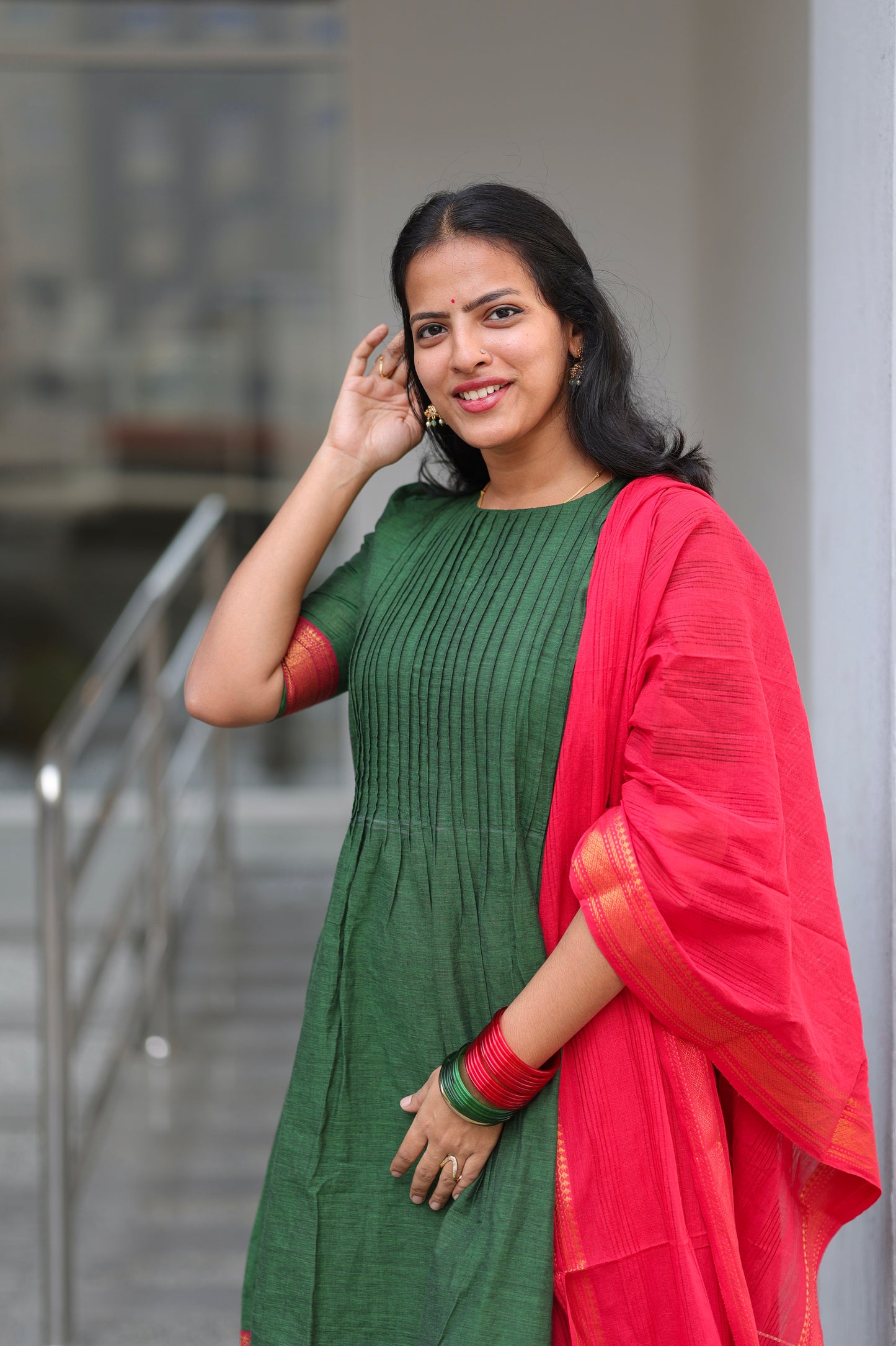 Pintex Green & Red Traditional