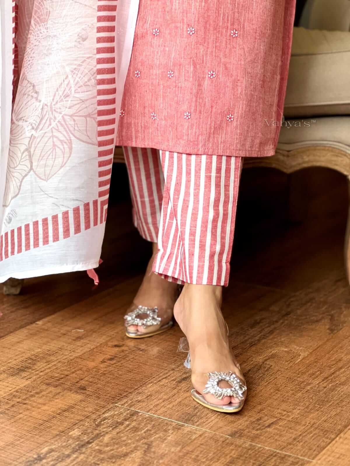 Khadi embroidery
