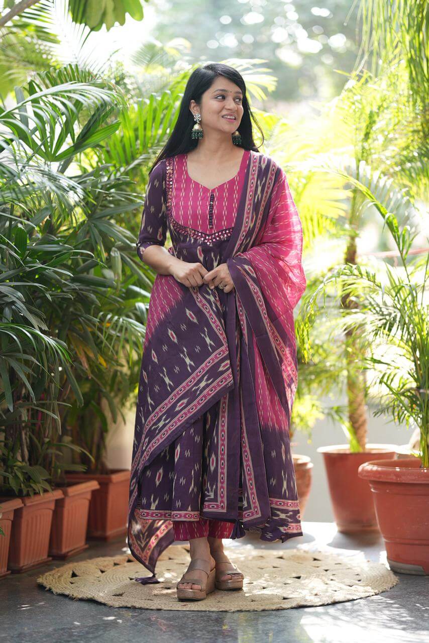 Anarkali with Thread Embroidery