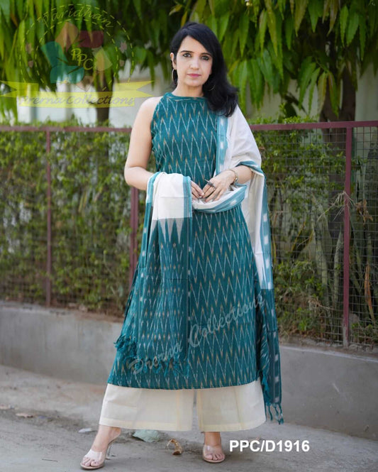 Ikkat Salwar Set