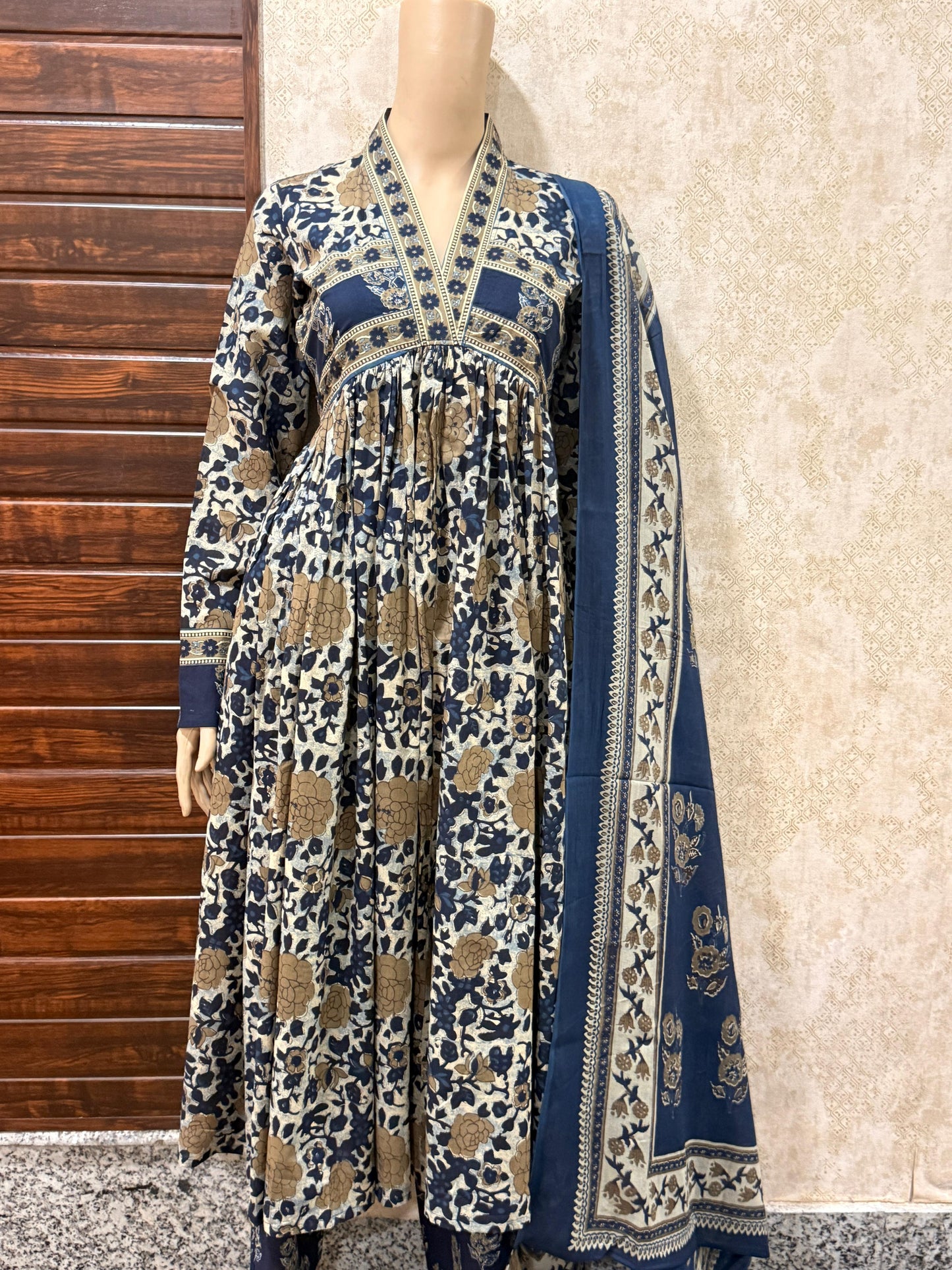 Alia Blue Anarkali