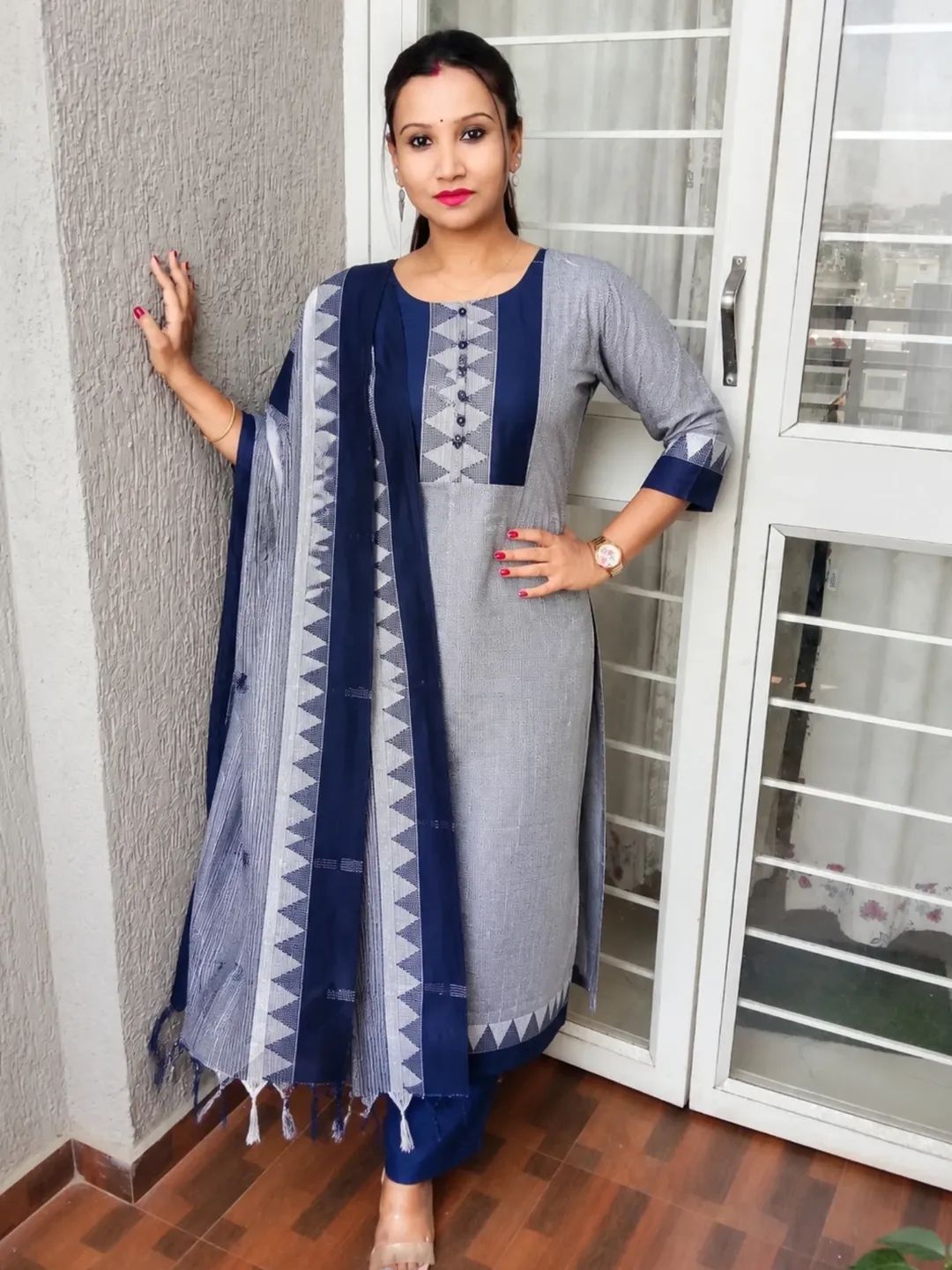 Temple border Salwar