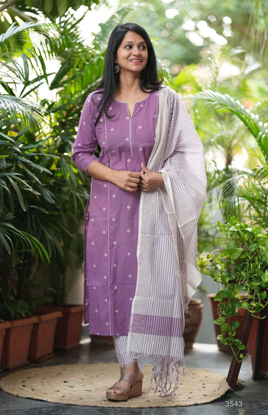 Lilac Naryani Handloom