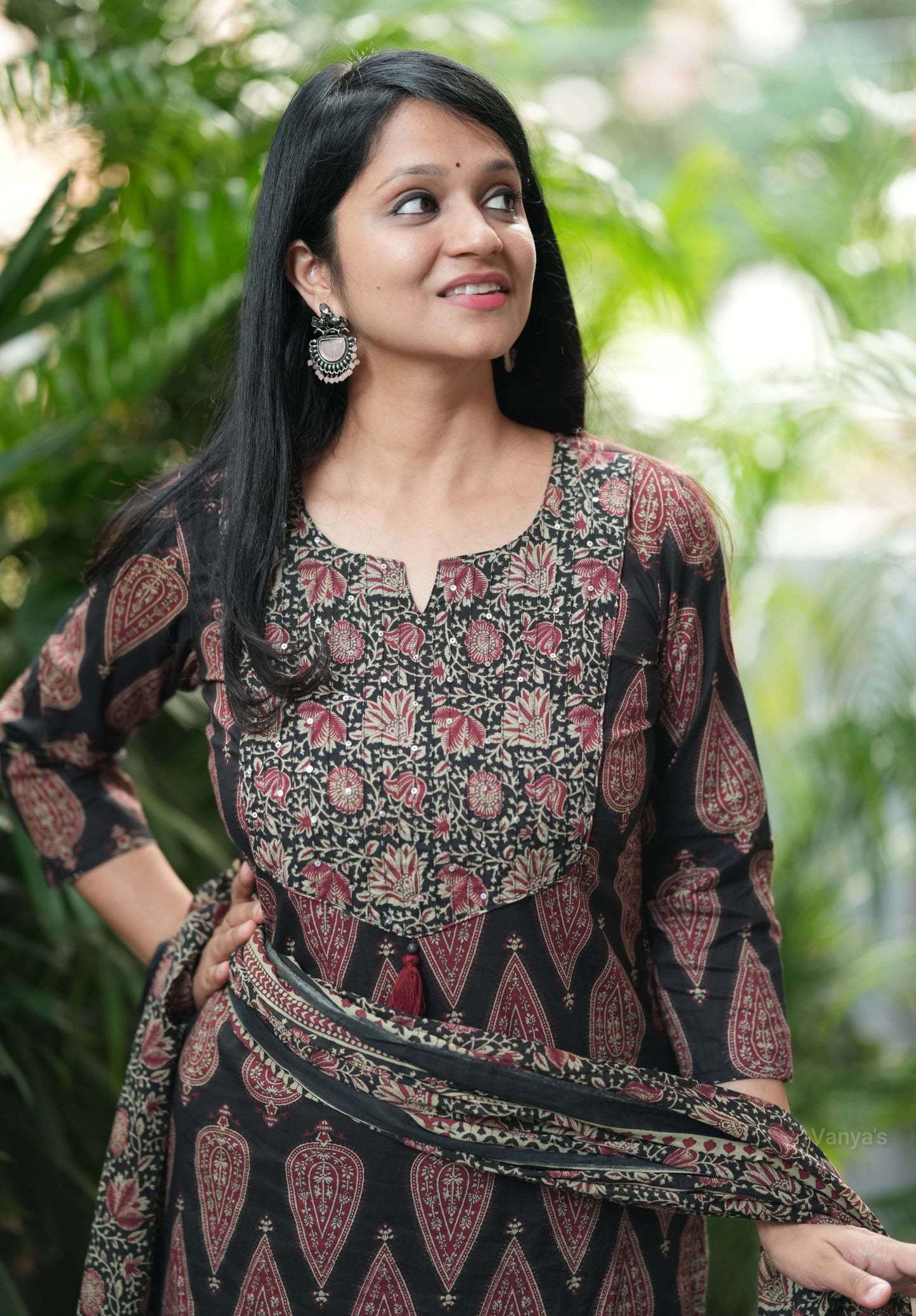 Proceline Ajrak Print