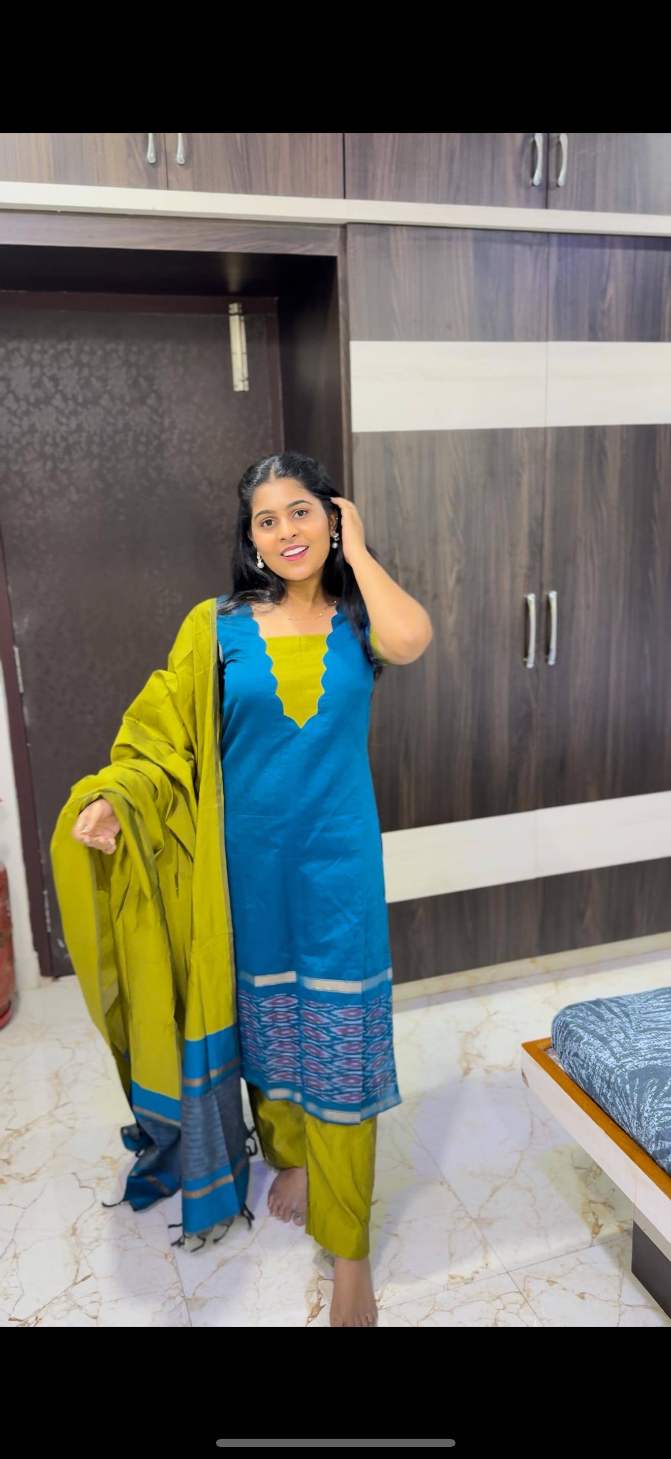 Scallop Design Salwar