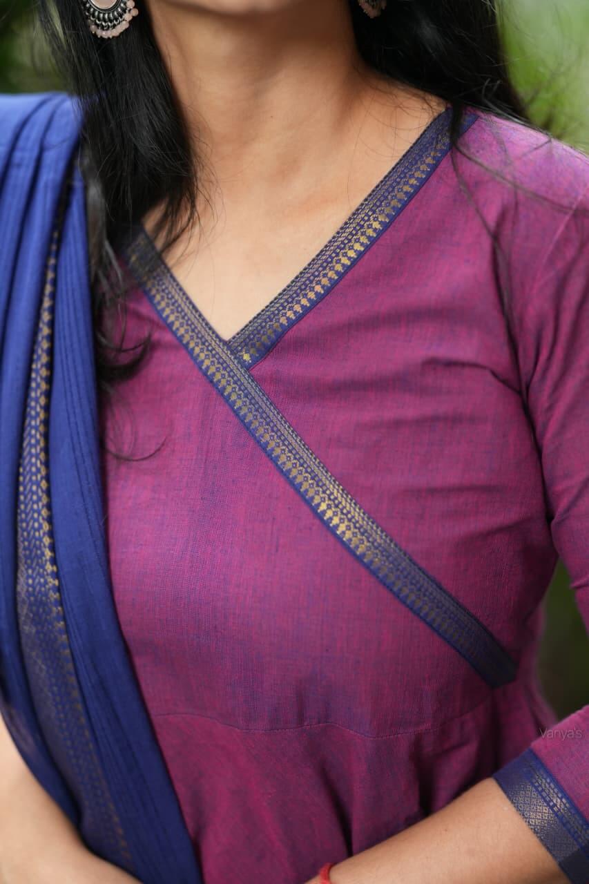 Zari Border Anarkali