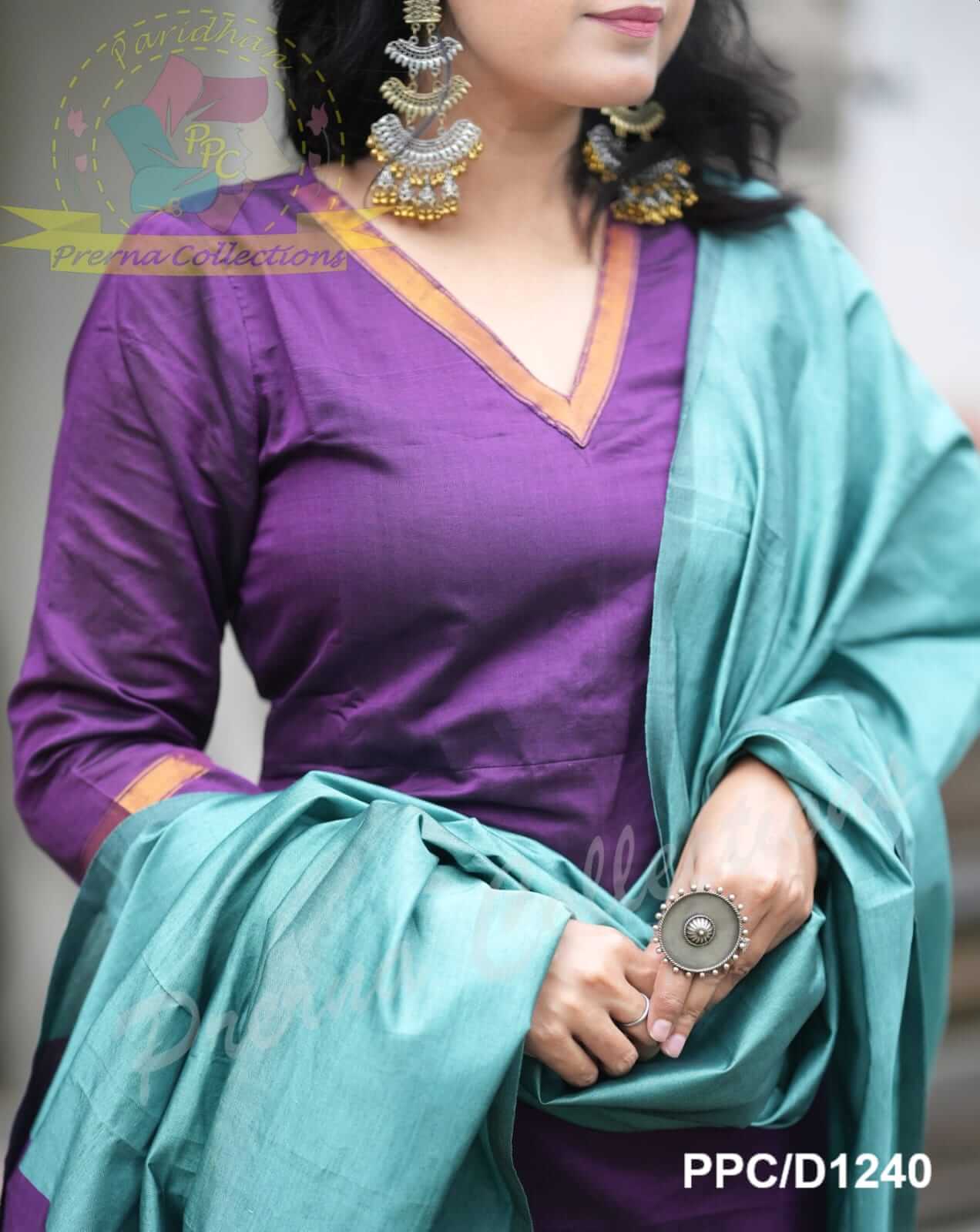 V Neck Pochamplly Silk