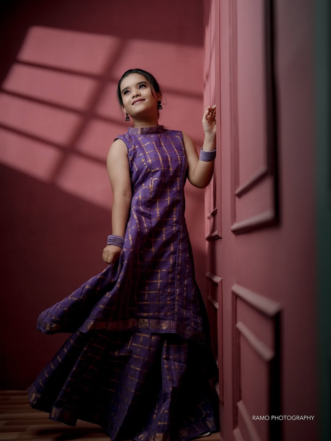 Lilac Traditional Skirt & top