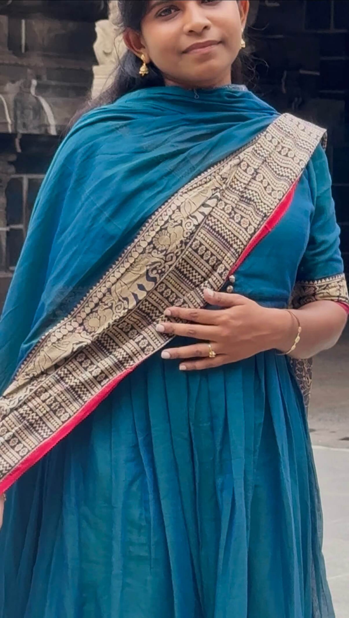 Narayanpeth Layered Anarkali