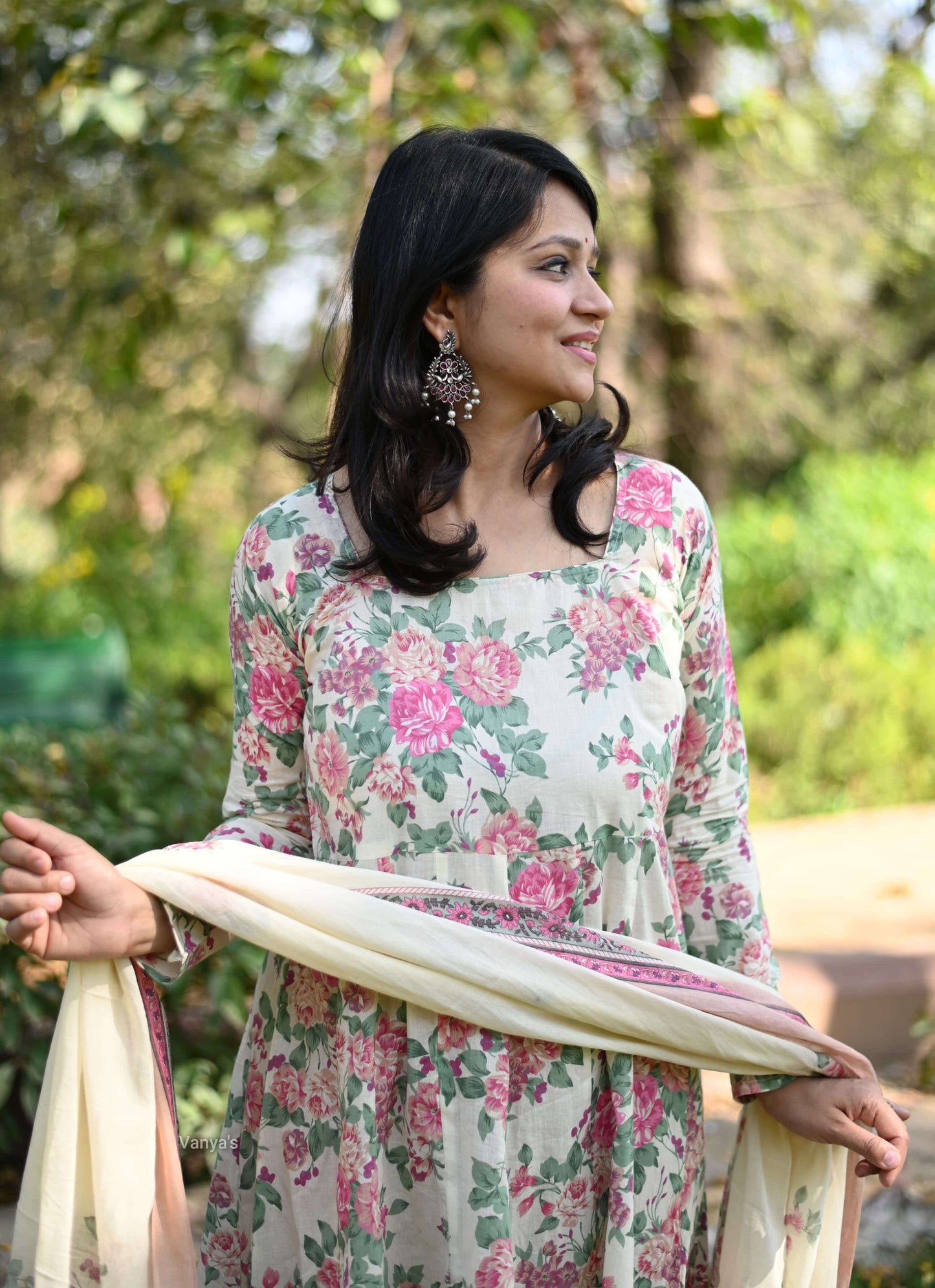 Mom & Daughter Anarkali
