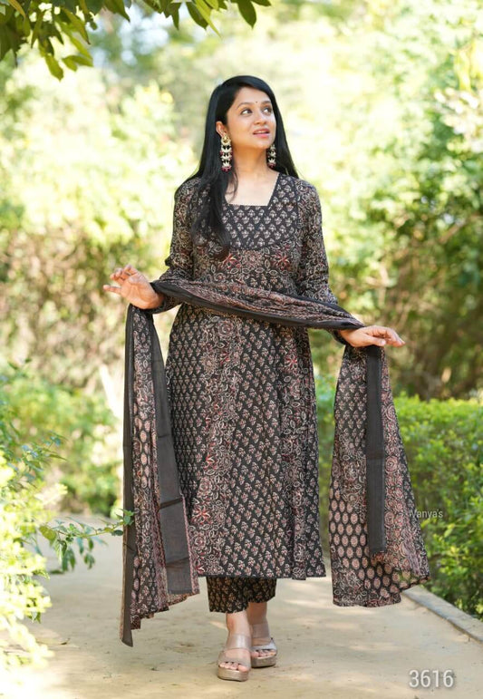 Black Ajrak print