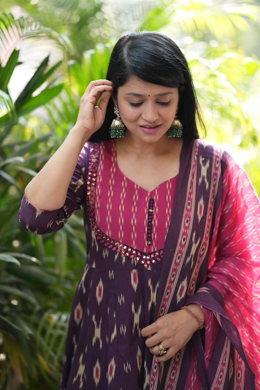 Anarkali with Thread Embroidery