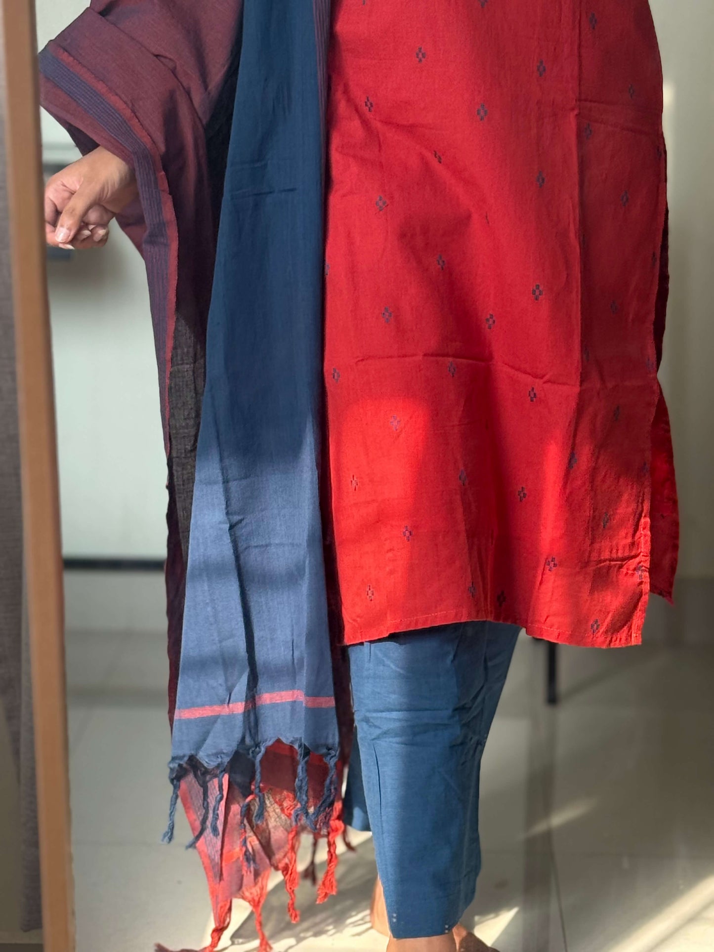 Handloom Star Neck