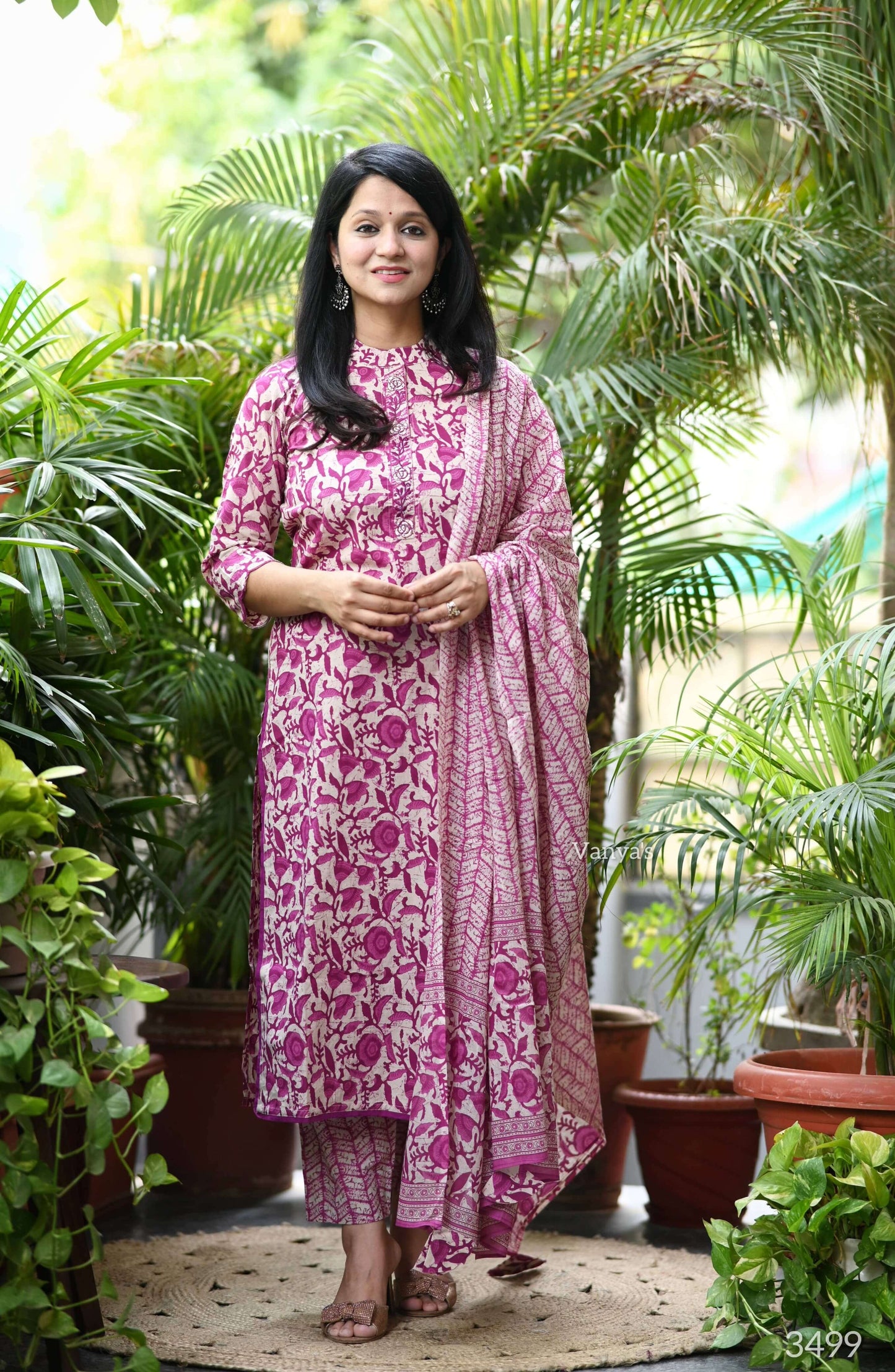 Pink Rust Scalloped Suits