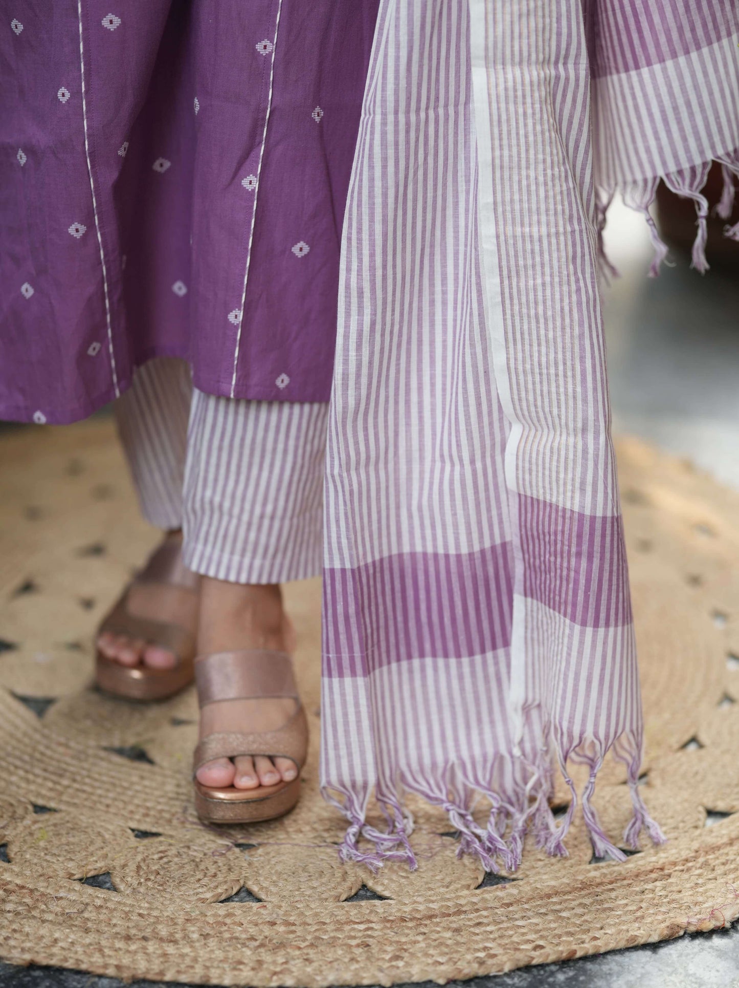 Lilac Naryani Handloom