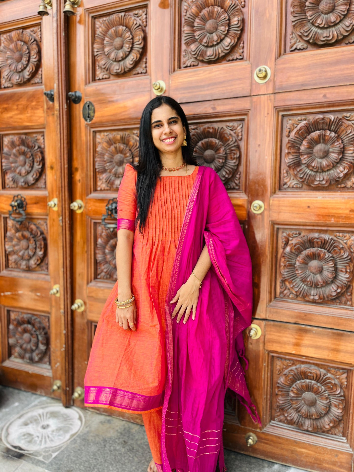 Pintex Orange & Pink