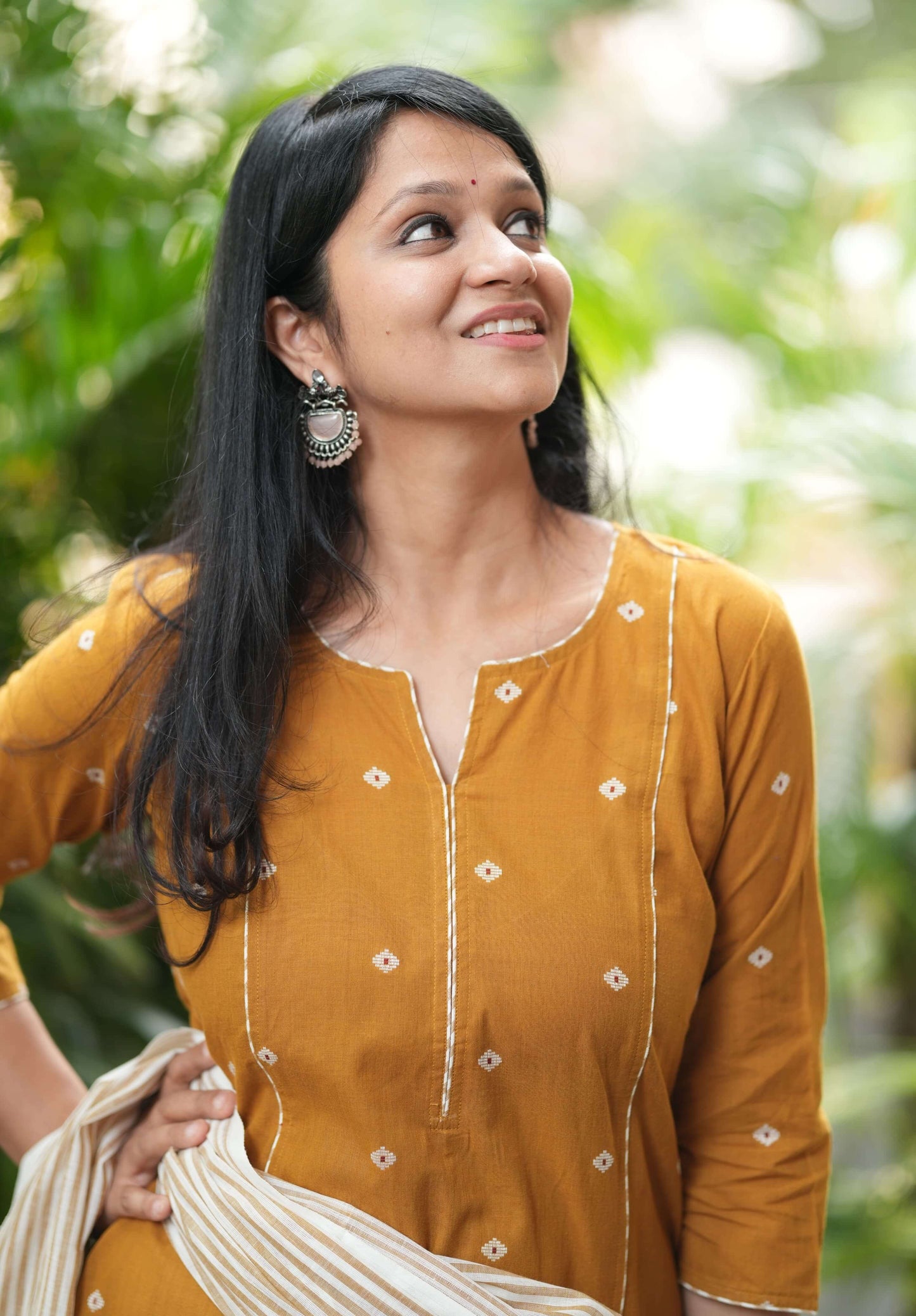 Mustard Naryani Handloom