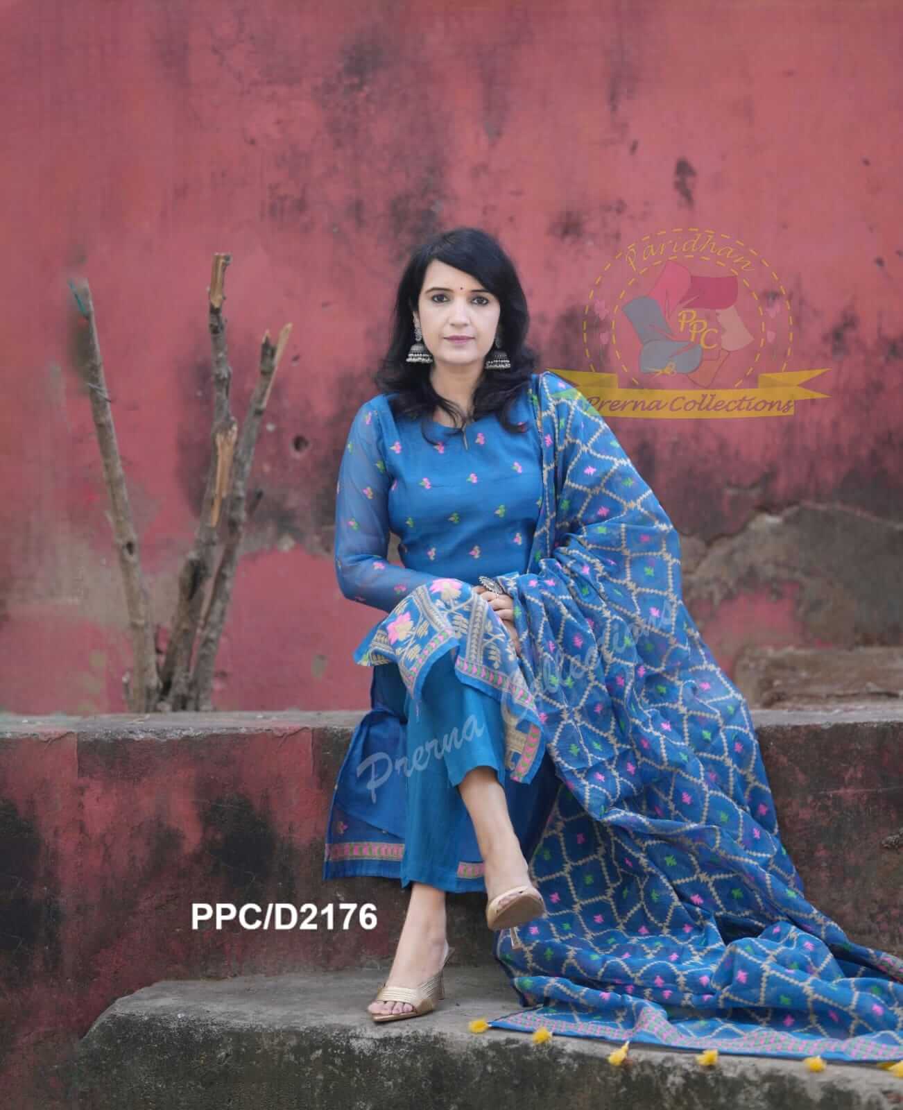Cotton silk Handwoven Jamdani