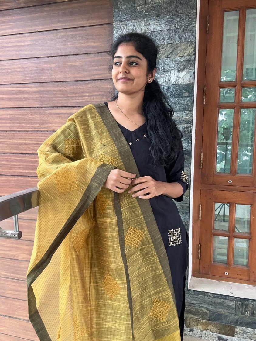 Embroidery Salwar- Black