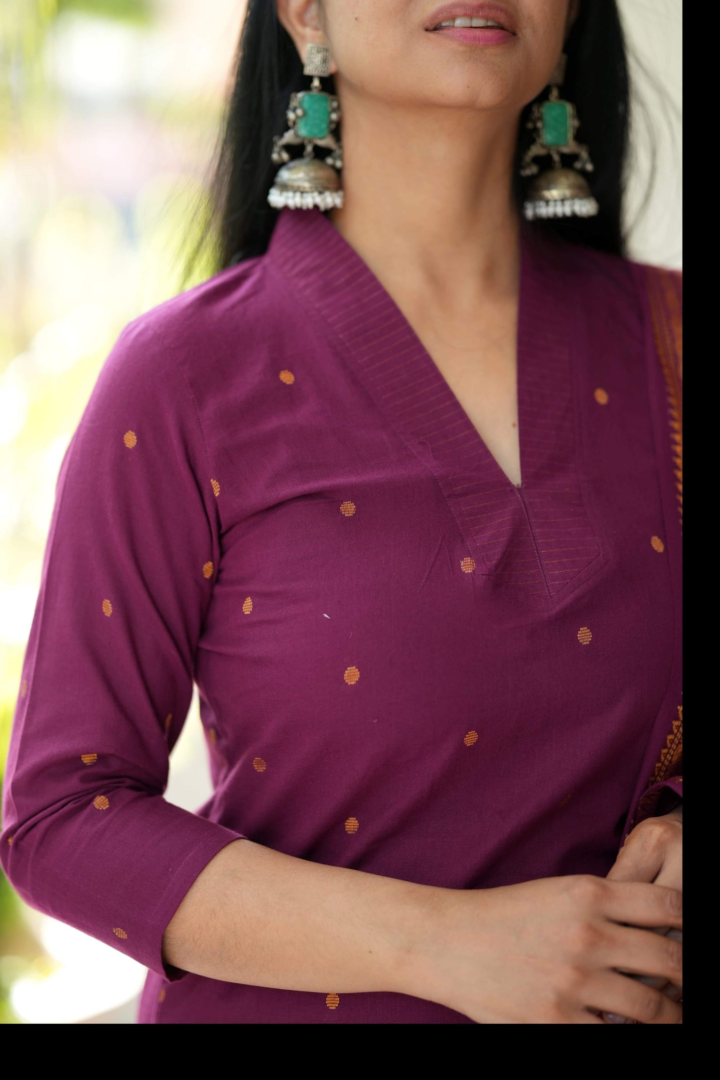 Wine Chettinad handloom