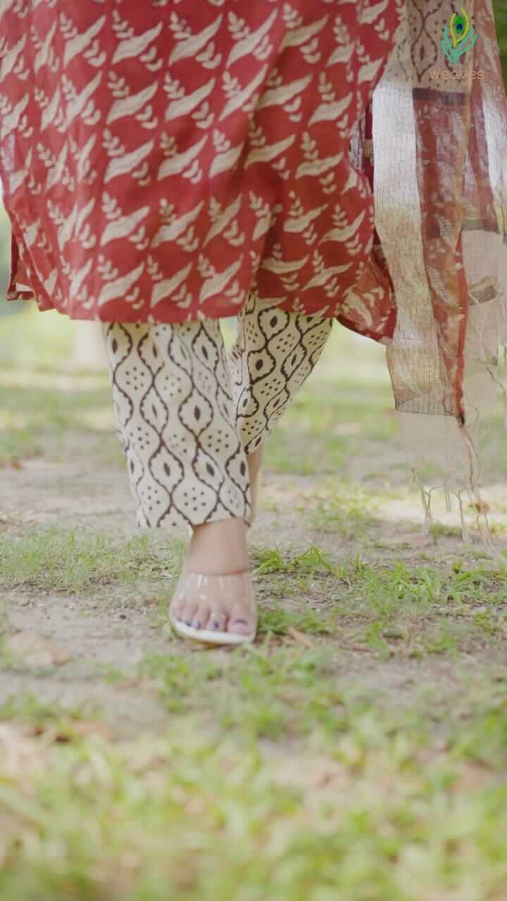 Collar neck in Handblock