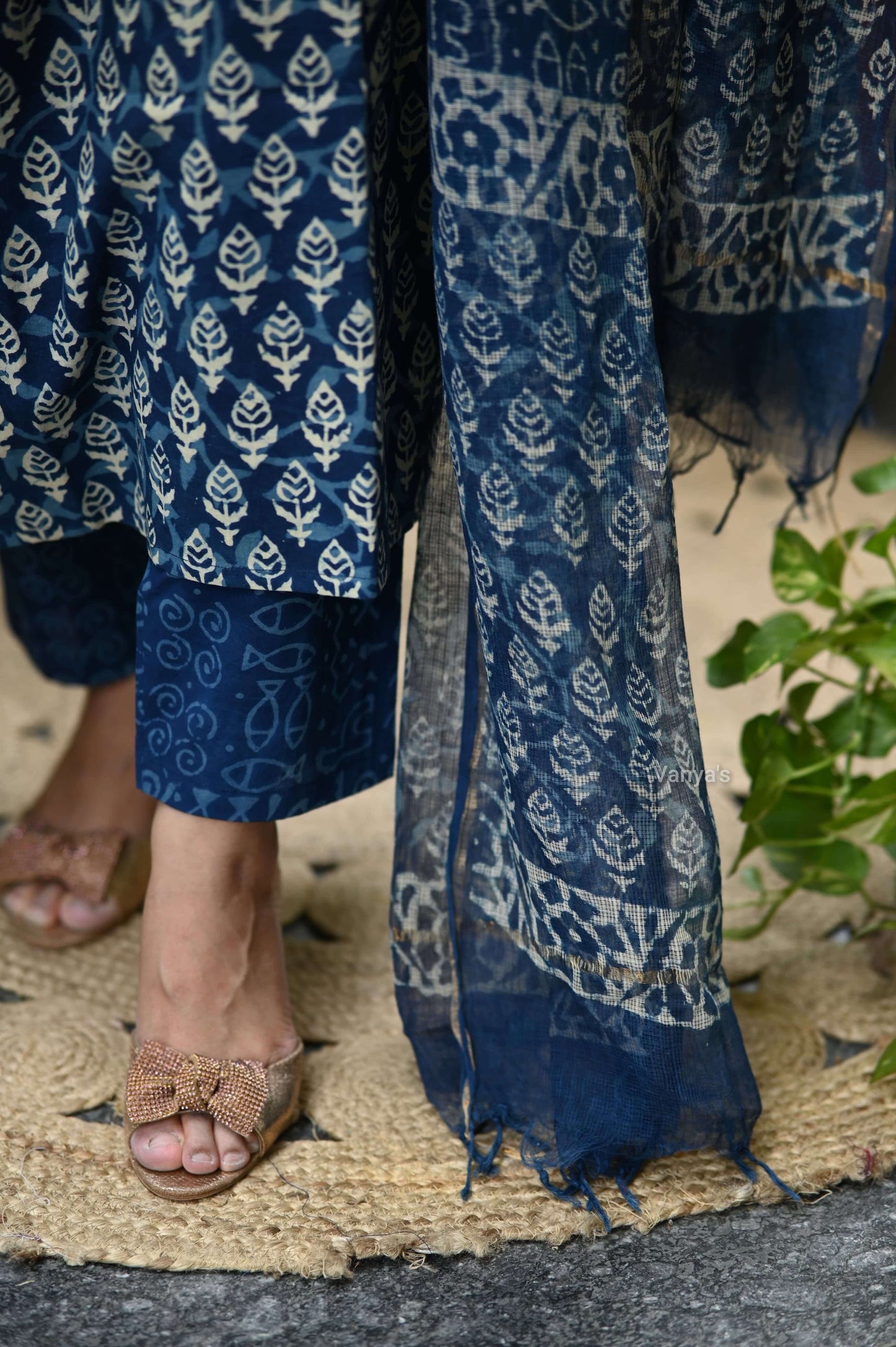 Indigo Bagru Handblock