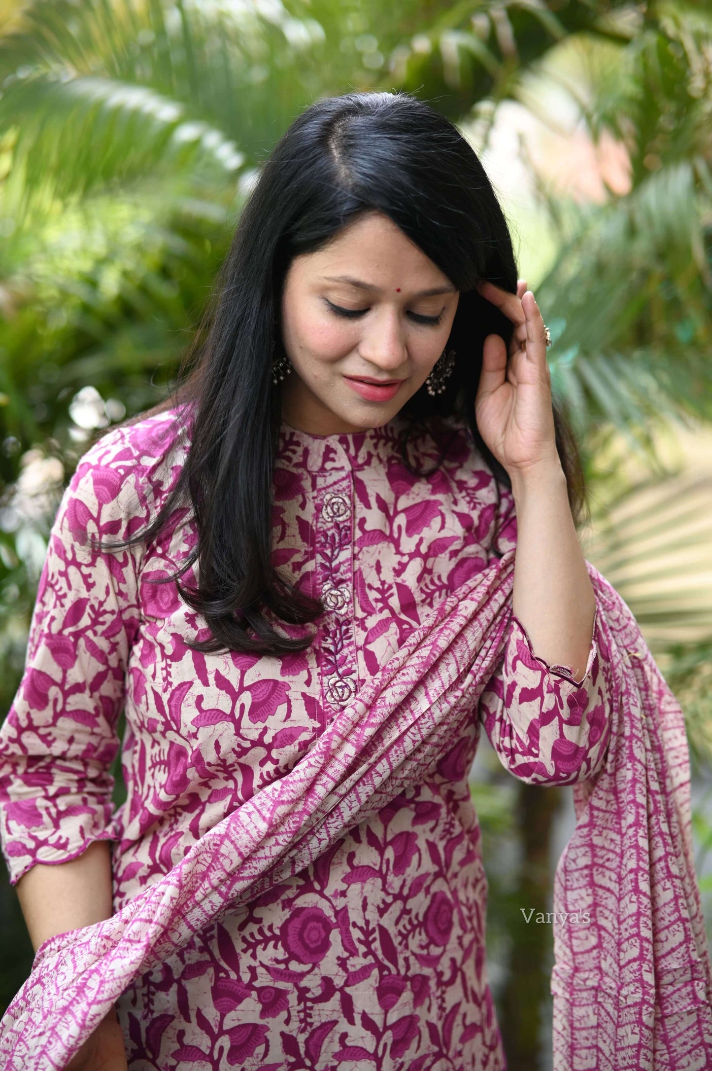 Pink Rust Scalloped Suits