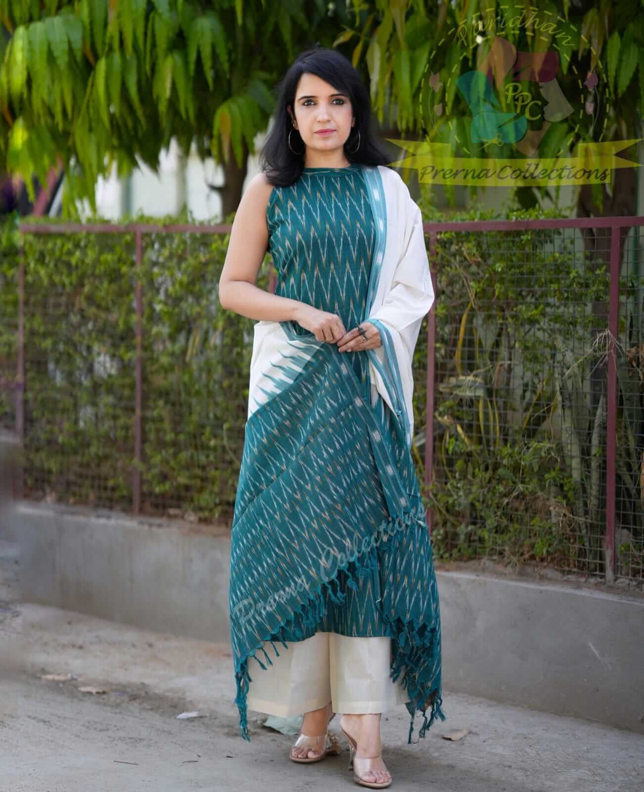 Ikkat Salwar Set