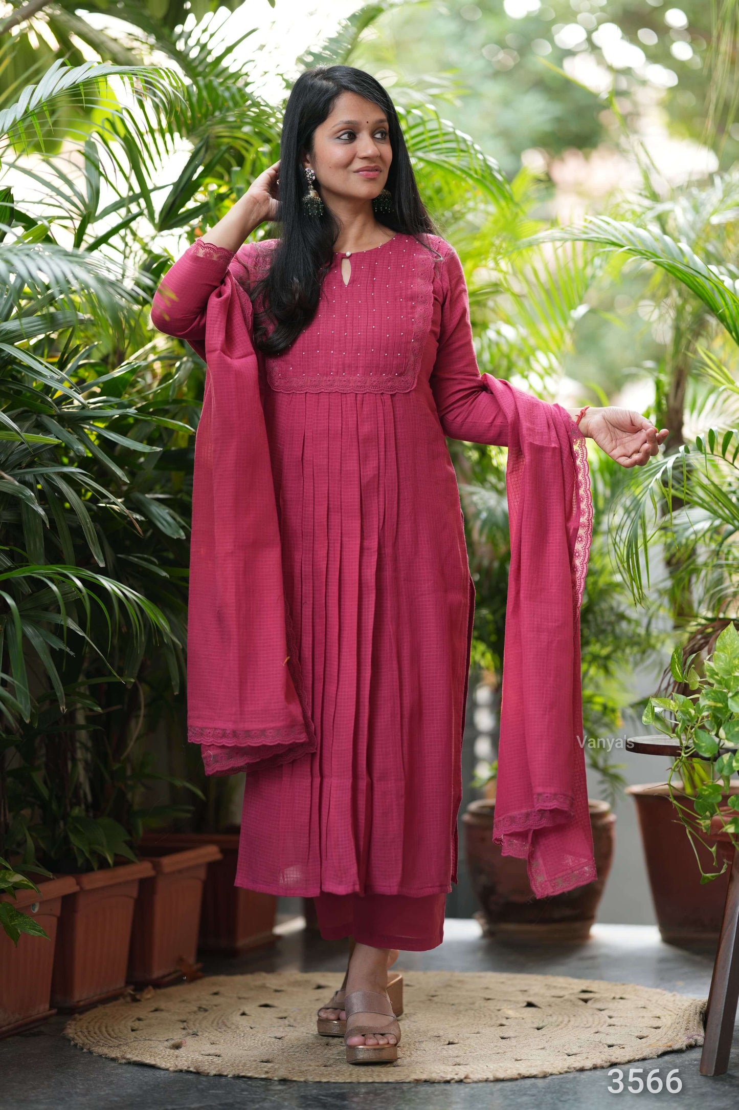 Hot Pink Kota Set