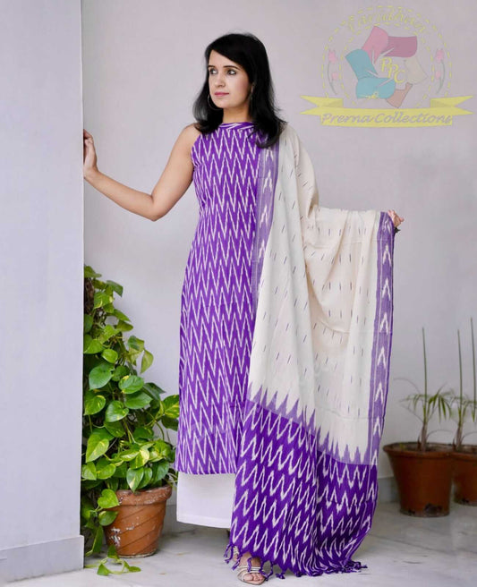 Ikkat Series  - Purple
