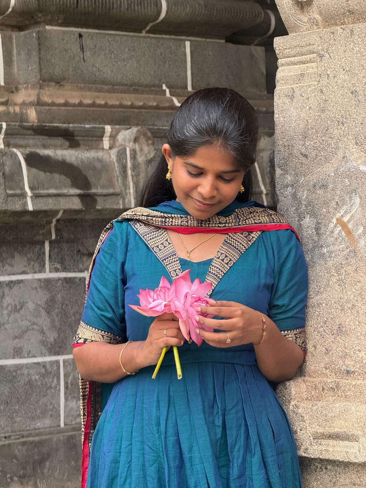 Narayanpeth Layered Anarkali