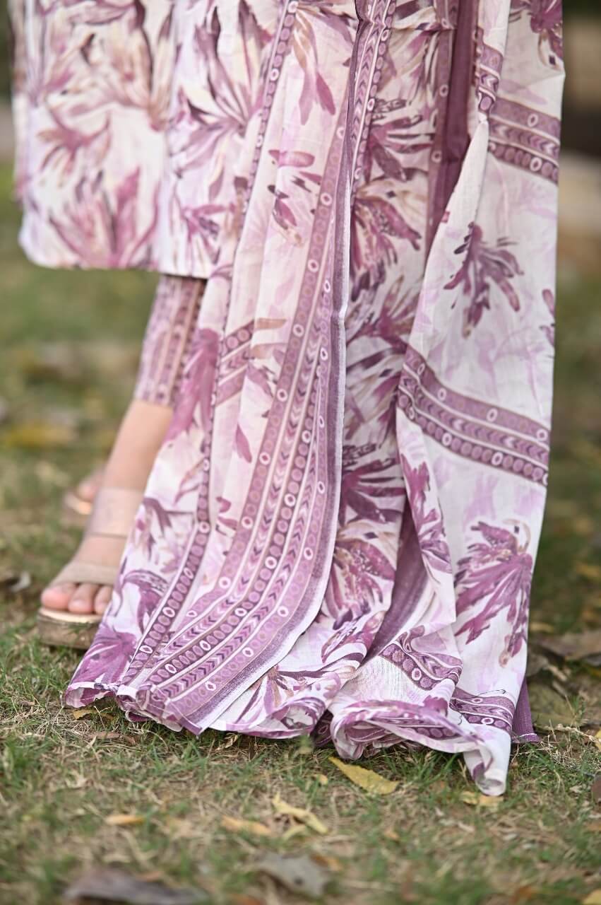 Mauve salwar set