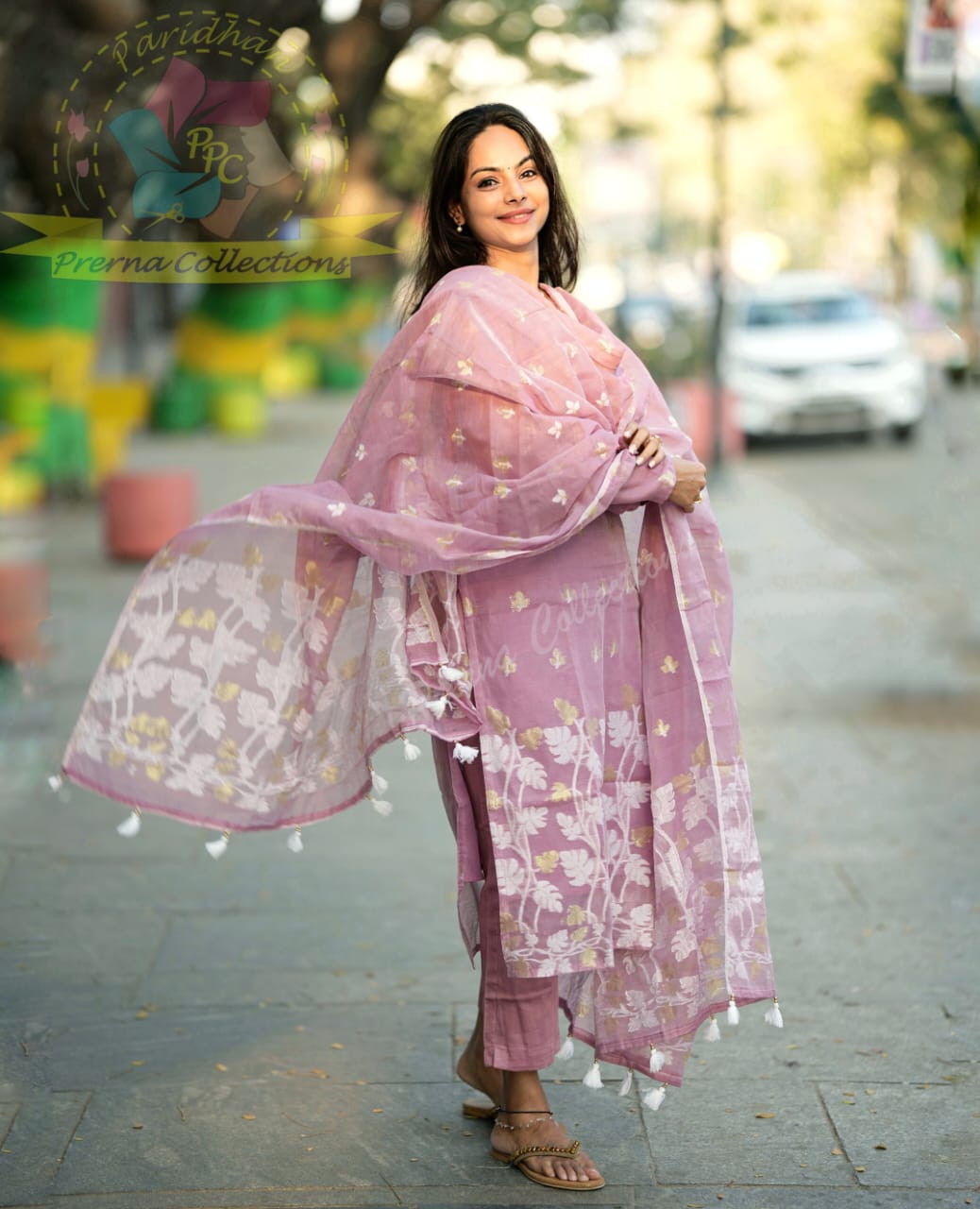 Jamdani Handwoven Salwar