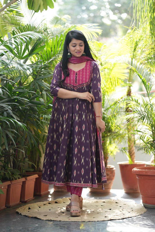 Anarkali with Thread Embroidery