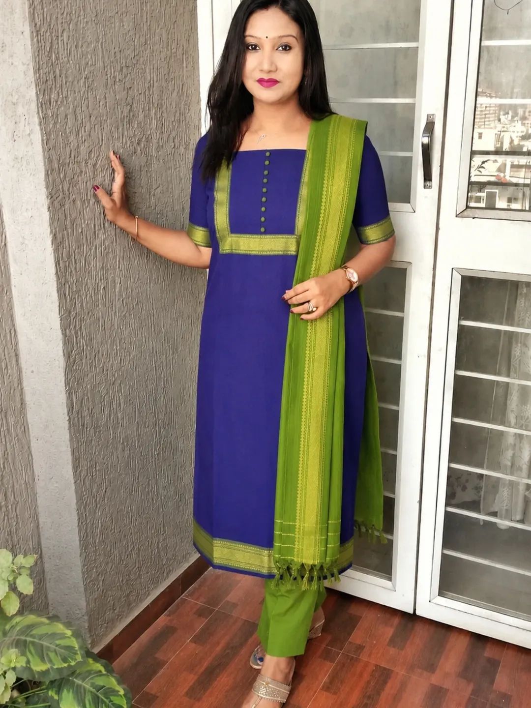 Royal Blue Traditional Salwar