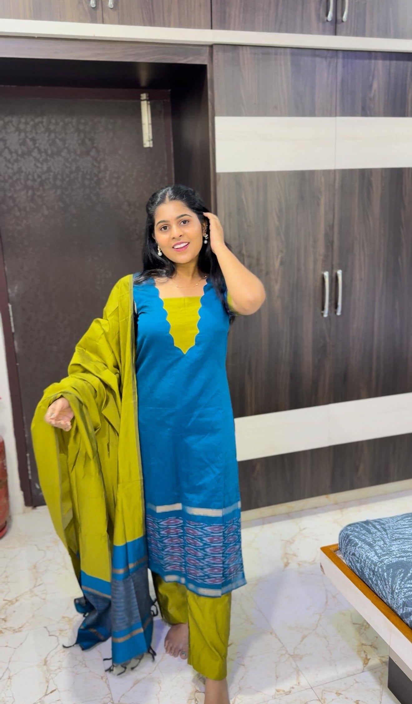 Scallop Design Salwar