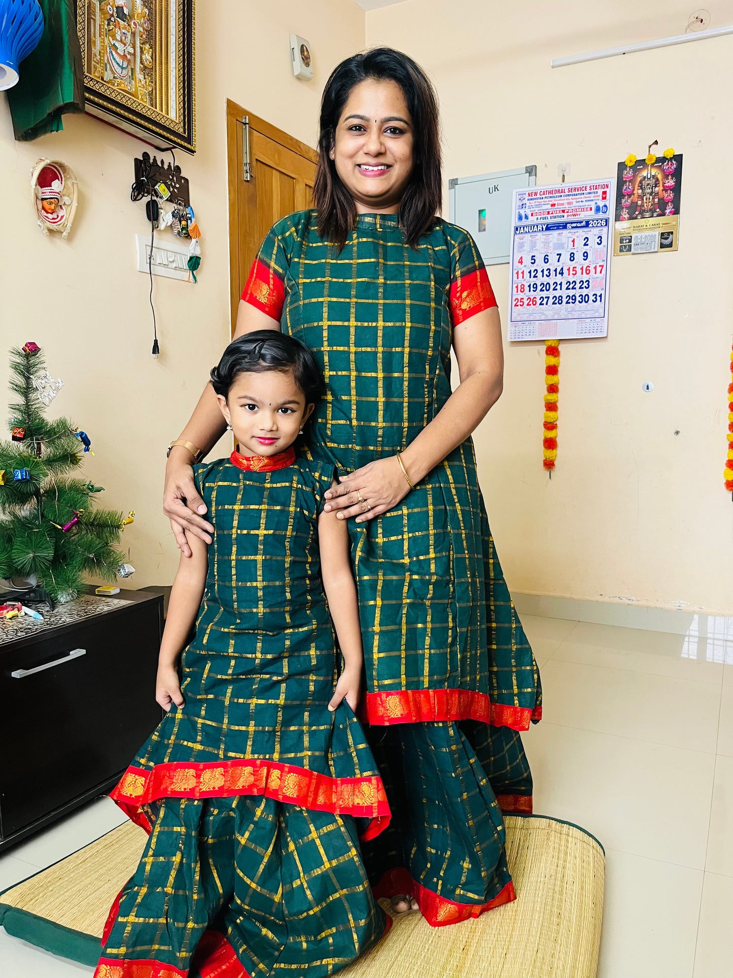 Double Shade Skirt and top